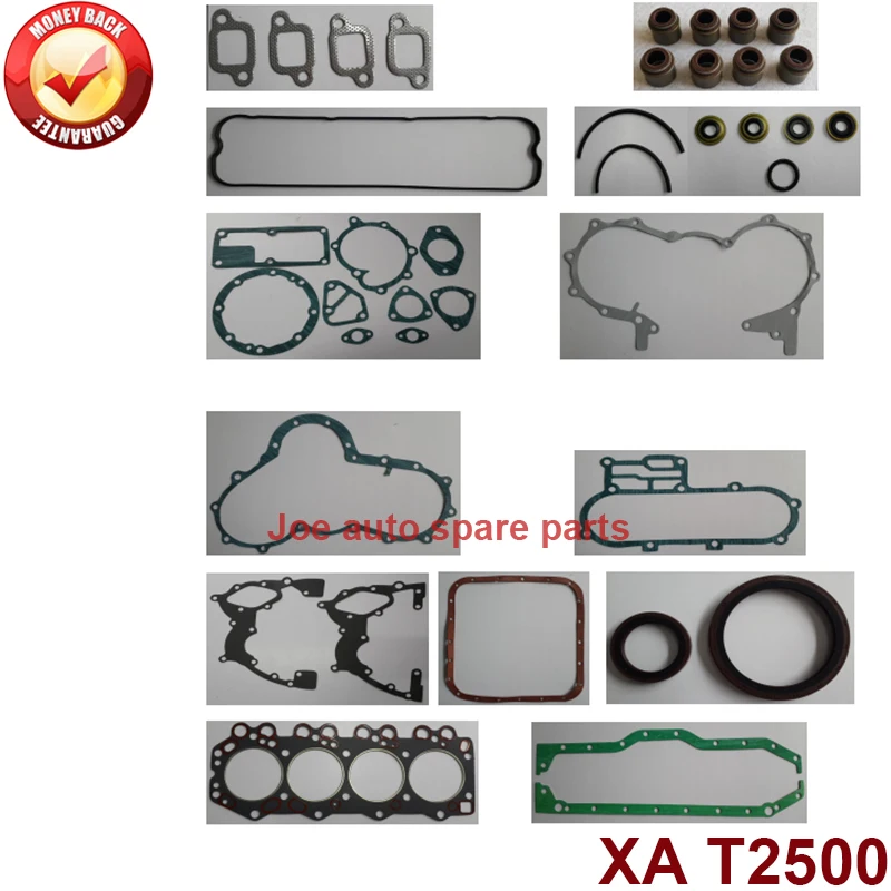 XA complete repair Overhaul engine full gasket set kit for Mazda T2500 2.5L