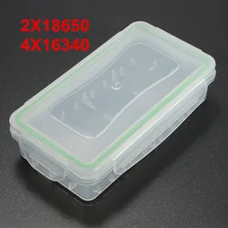 18650 Battery Case Holder Storage Box Hard Wear-resistant Plastic Case Waterproof Batteries Protector Cover