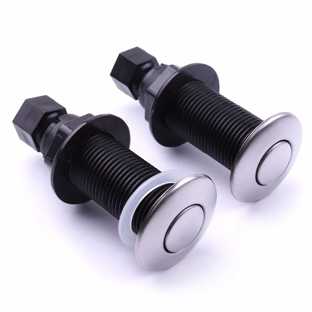 1Pcs Waste Garbage Disposal Disposer Air Switch Button With Air Hose Self-Lock Set Push Button Switch