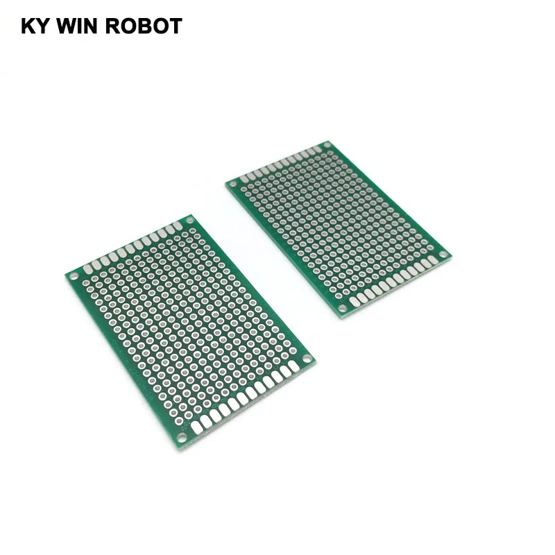 5 Pcs 4X6ซม.40X60มม.Double Side Prototype PCB Universal Printed Circuit Board Protoboard สำหรับ arduino