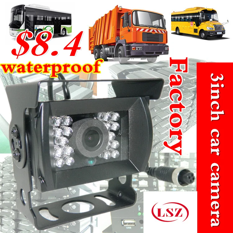 Factory truck Waterproof Car Camera sony700tvl/ahd720p/960p/1080p bus camera