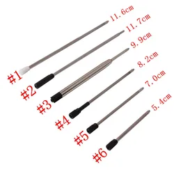 10/20PCS GENKKY 볼펜 리필 0.7mm 다른 디자인 길이 파란색과 검정색 잉크 리필 교체