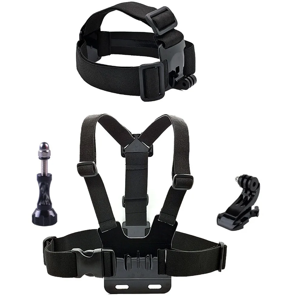 New Head Strap Mount + Chest Mount for GoPro Hero5, 4, 3+, 3, 2, 1