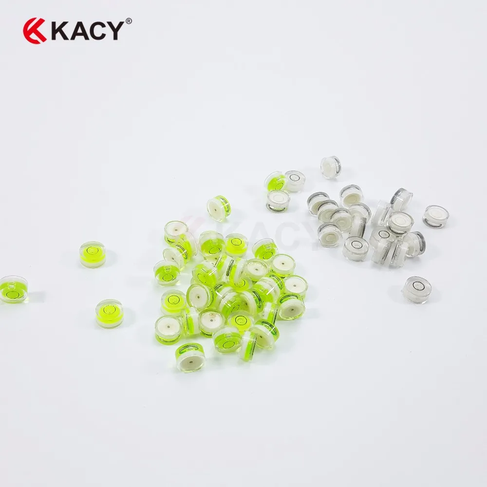 Kacy 13.8X8 Mm Tròn Bong Bóng Mức Độ Tinh Thần Bởi Gfnt Cho Chân Máy, Phonograph, Bàn Xoay V. V. (6 Gói)