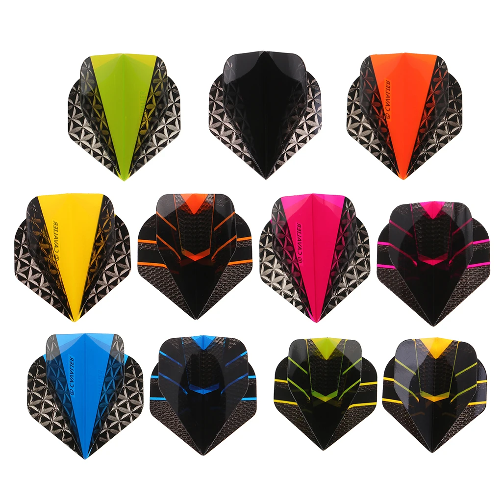 10Pcs Professional Premium PET Standard Shape Dart Flights Outdoor Wing Tail Darts Flight Replacement Accessories