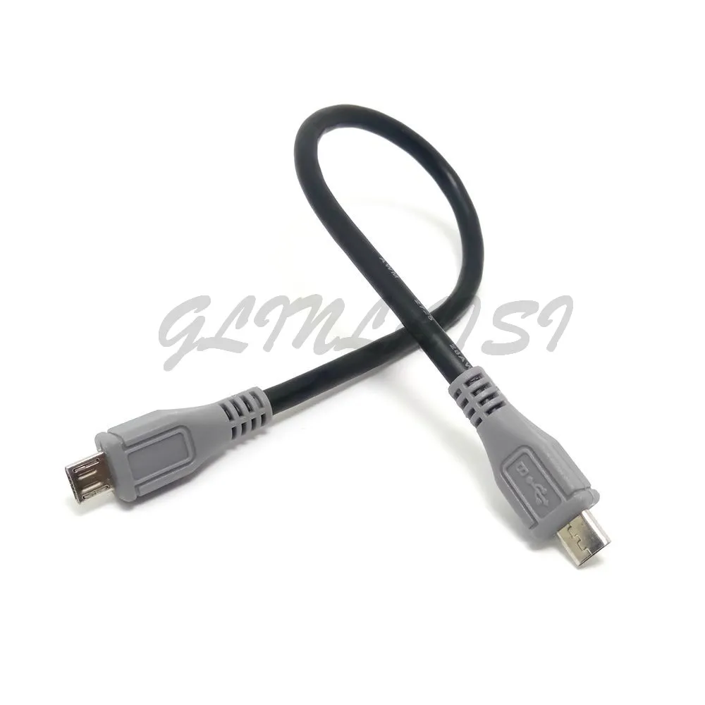1 قطعة مايكرو USB نوع B الذكور إلى مايكرو B الذكور 5Pin محول وتغ محول الرصاص كابل بيانات 0.2 سنتيمتر/1m 3ft