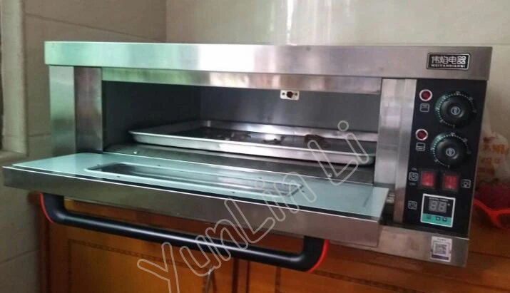 Commercial Electric Oven Multifunctional Baking Machine Large Capacity Single Layer Cake Pizza Meat Baking Oven