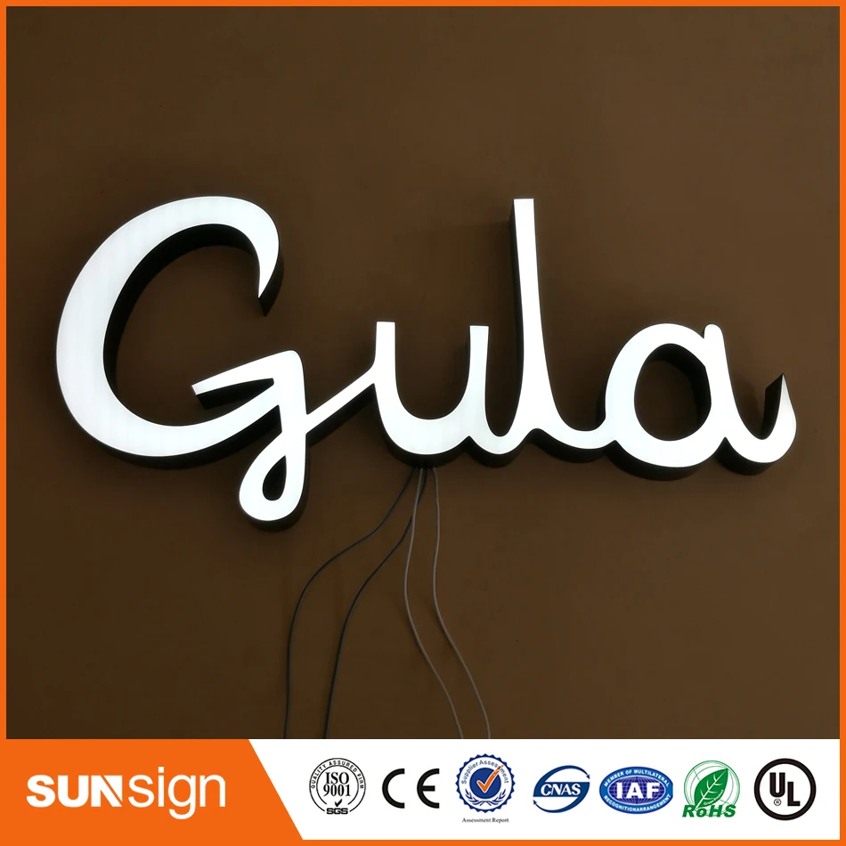 high polymer resin made led lighted letter sign