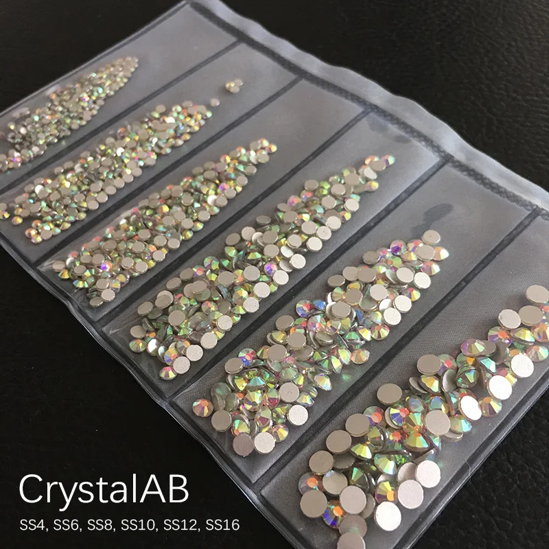 Multi size Glass Rhinestones for Nail SS4-SS16 Strass Nail Art Decorations Rhinestones Nail Stones For Nails Accessories