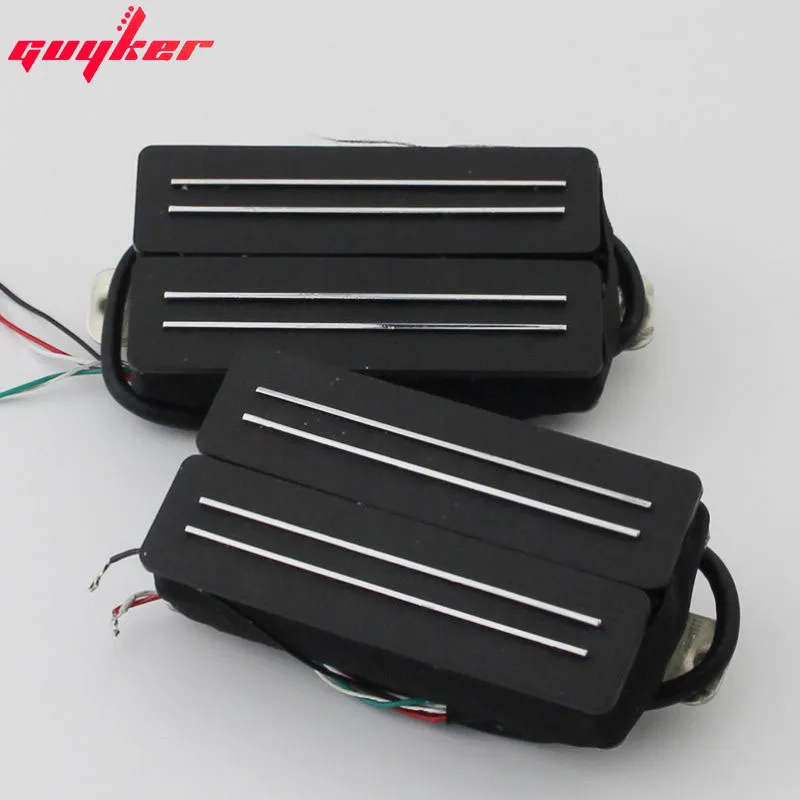 A Set Of High Power 6 String Guitar Pickup Humbucker Pickup Black