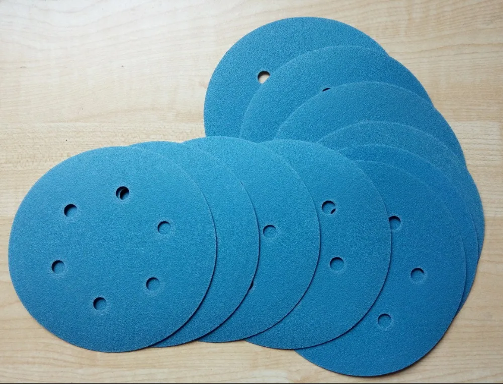 super high quality blue sanding paper for 6\