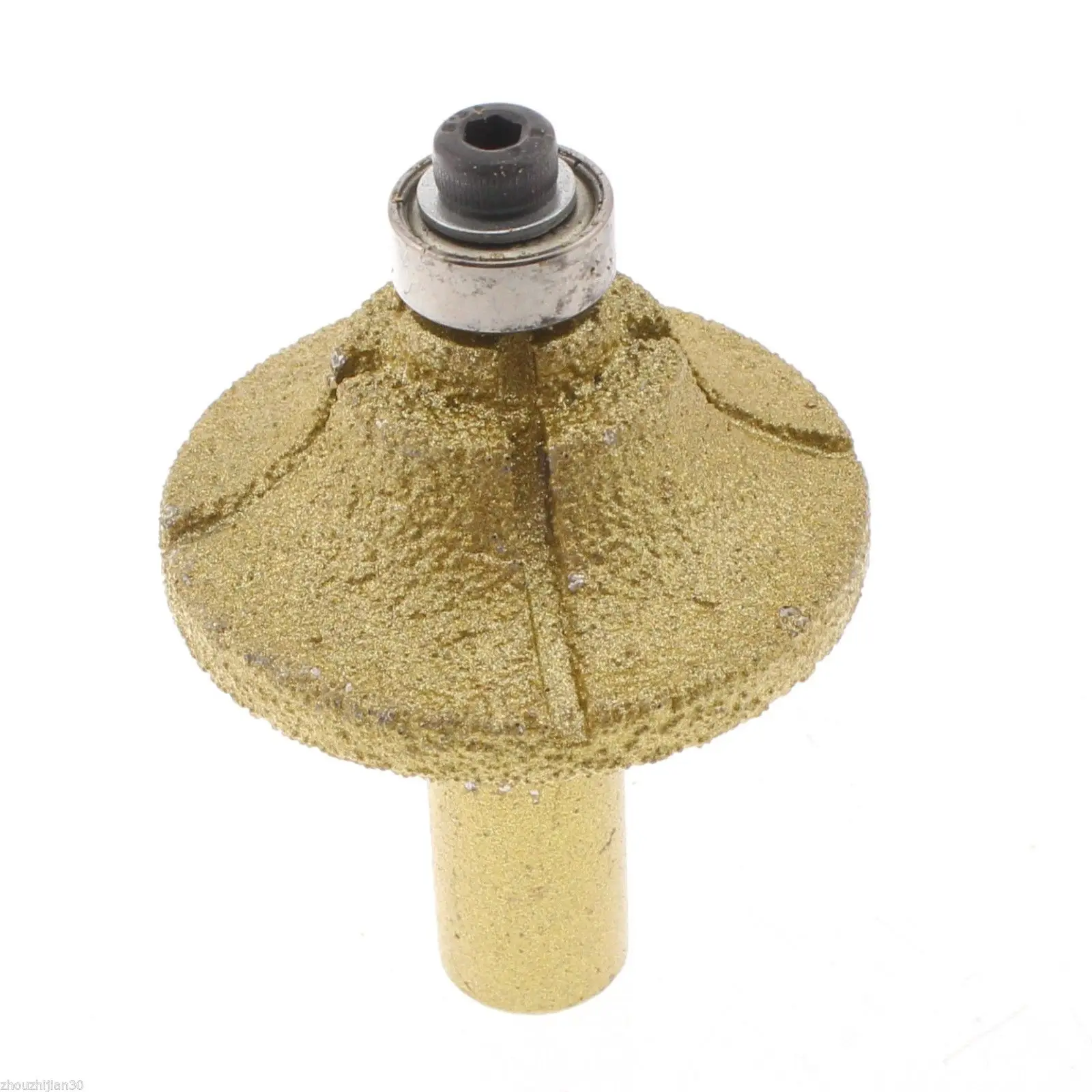 42mm Dia Diamond BRAZED Profile Wheel Router Bit Bullnose For Electric Router ILOVETOOL