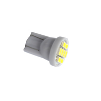 100pcs AC DC 6V 6.3V T10 555 Non polar 8 SMD 1206 3020 LED Bulbs Wedge pinball machine white blue red green yellow
