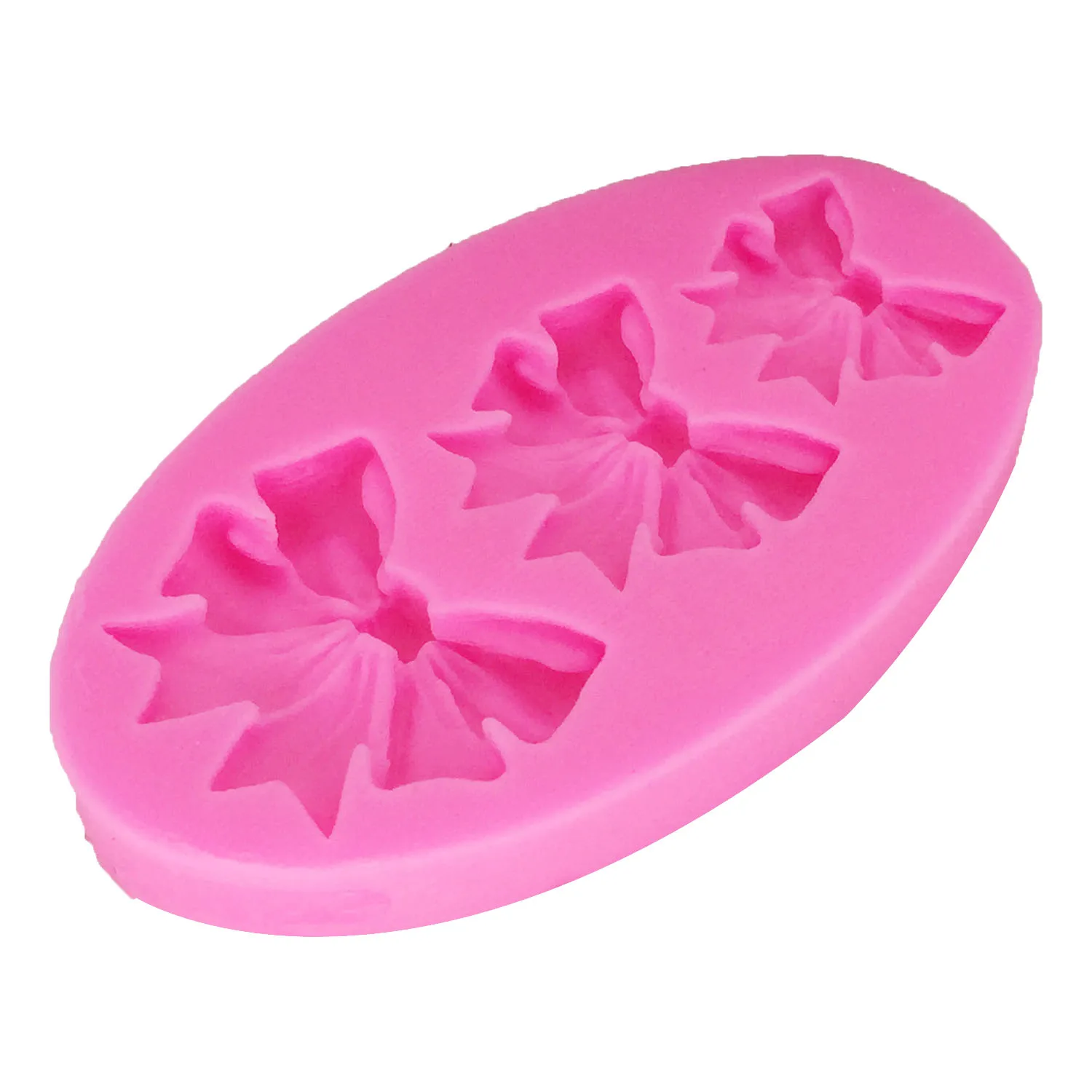 Bows Butterfly Silicone Mould fondant wedding cake decoration tools Sugar craft Silicone Cake Mold Bow Tie Shape T1208