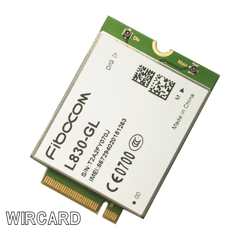 L830-GL FDD-LTE TDD-LTE 4G Module 4G Card Cat6 300M For Laptop