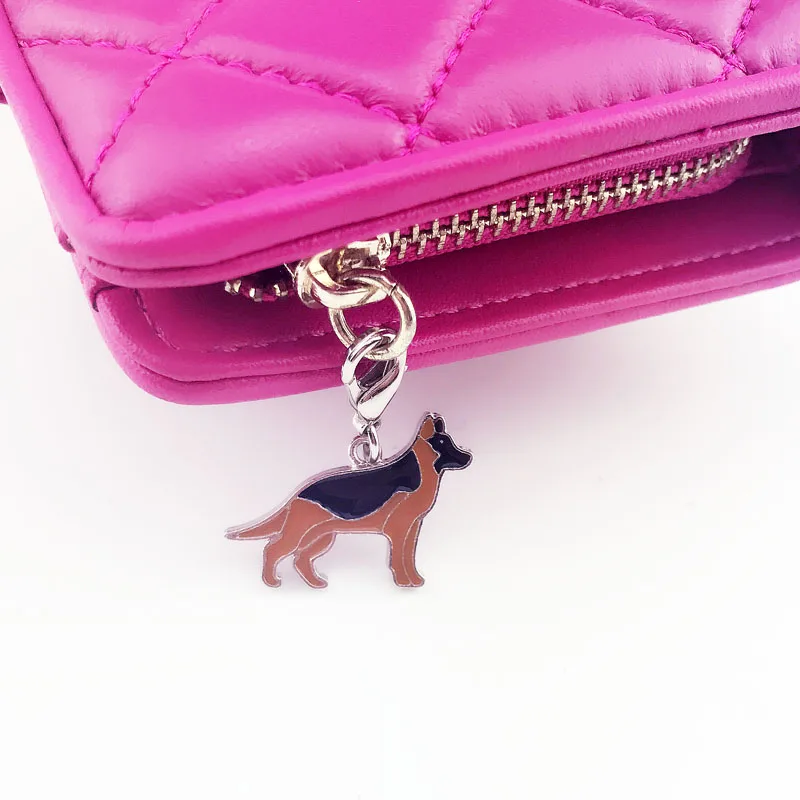 10 pcs/lot DIY  Pet Dogs Charm husky Keychain On Bag  Pendant  Jewelry Making Bracelet Keyring Pet Tag Cat Dog Accessories