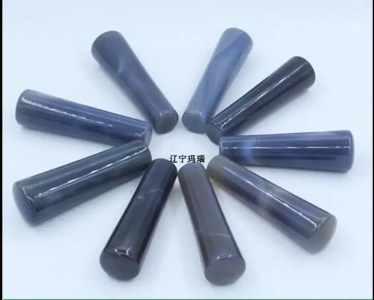 1pcs 30mm-220mm Agate Grinding rod Pestle Grinding Bar for Natural Agate Mortar Lab Grinding All size optional