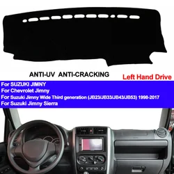 TAIJS Car Dashboard Cover Dash Mat For Suzuki Jimny 1998 - 2008 2007 2009 2010 2011 2012 2013 2014 2015 2016 2017 Dashmat Pad