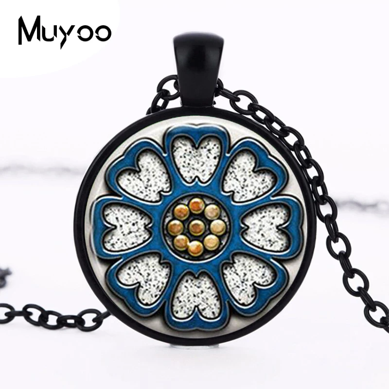 1pcs Pai Sho inspired Avatar the Last Airbender pendant jewelry Glass Cabochon Necklace HZ1
