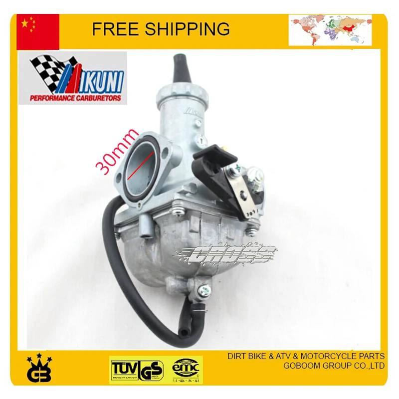 

For kayo baja zongshen HAND CHOKE 30mm Mikuni Carburetor VM26 PZ30 250cc Dirt bike Pit Bike ATV Quad motorycle carburetor
