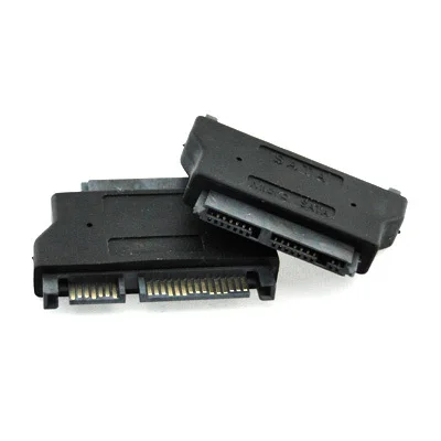محول محرك الأقراص الصلبة Micro SATA 7+9 16-Pin إلى 2.5 SATA 7+15 22-Pin لمحرك الأقراص الصلبة SSD مقاس 1.8 بوصة - توافق الكمبيوتر المحمول