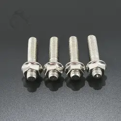 Exhaust Port Studs Nut Fit For Harley Touring Electra Road Street Glide Sportster 1200 883 Dyna Bob Low Rider
