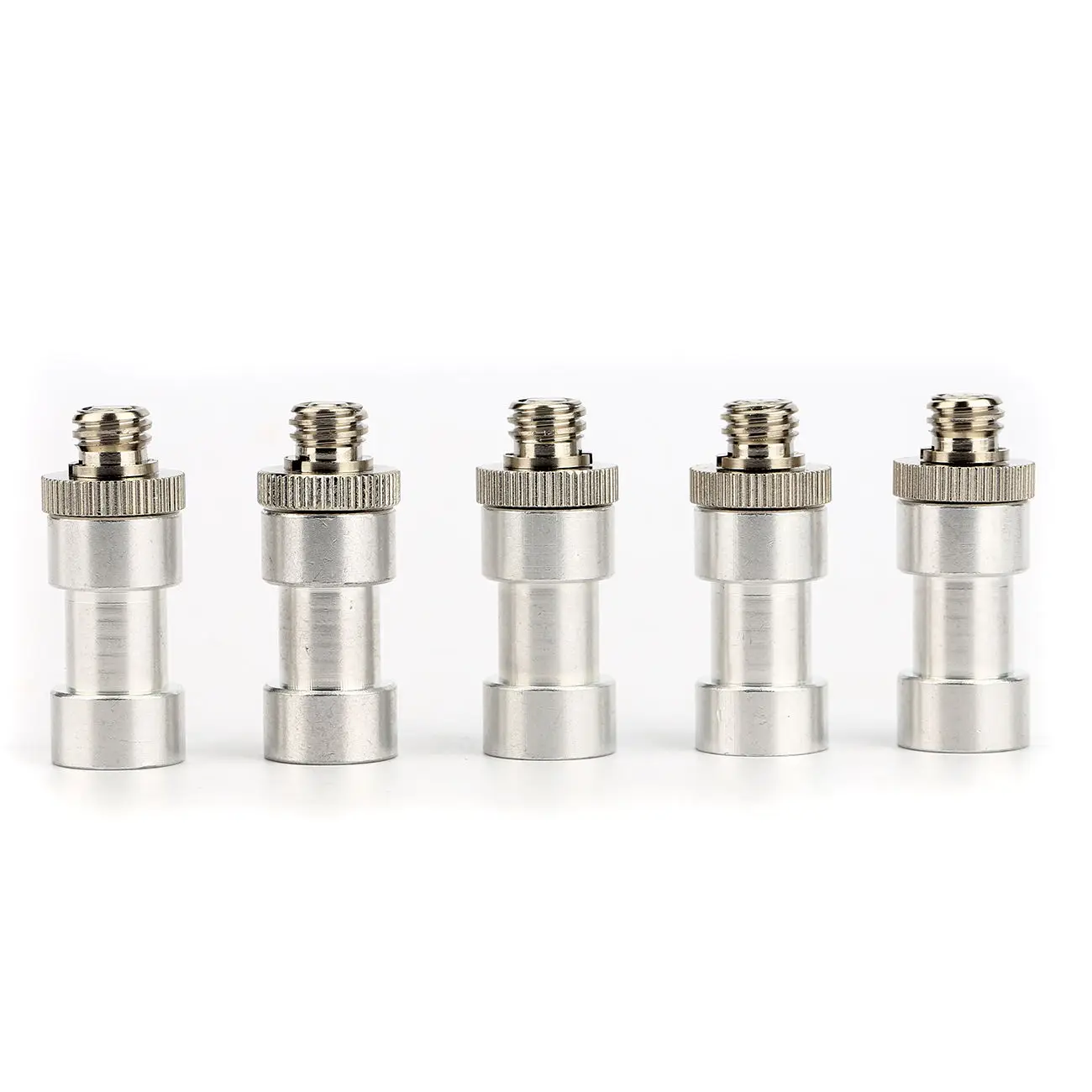 5 Pcs 1/4 "ถึง 3/8" สกรู Mount Adapter สำหรับกล้องแฟลชขาตั้งกล้องขาตั้งกล้อง