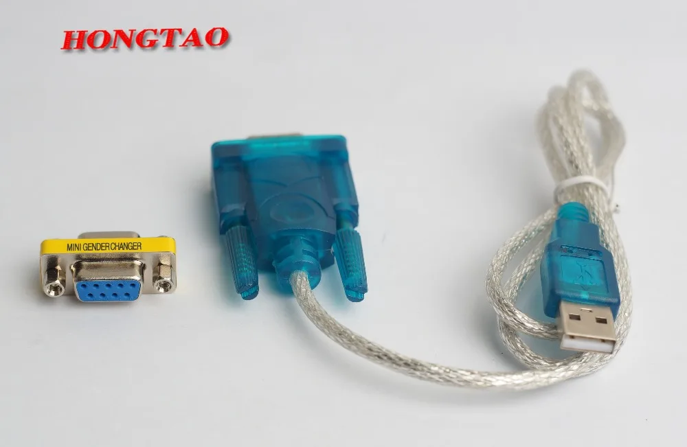 Supports Windows 8 USB to RS232 cable and DB9 9pin Serial w/ Female Adapter No CD With DB9 female to female 0.8m For computer