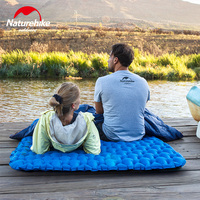 Naturehike Outdoor Camping Inflatable Cushion Moisture-proof Sleeping Bag Mattress Mat Pad With Inflatable Bag For 2 Persons