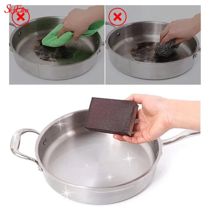 1pcs Magic Sponge Cleaning Brush Dish Bowl Washing Sponge Kitchen Pot Pan Window Glass Kitchen Tools. 9Z CF416