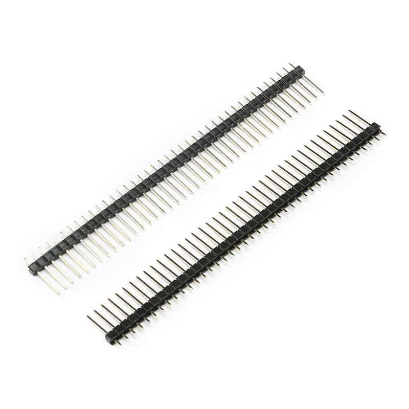 5PCS 2.54mm Single Row Male 1 * 40P Breakaway PCB Board Pin Header Long 15/17mm Connector Strip Pinheader For Arduino