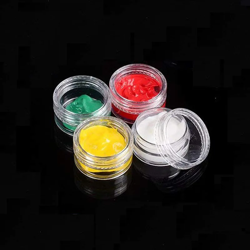 20Pcs 2g 3g 5g 10g 15g 20g 30g Portable Plastic Cosmetic Empty Jars Clear Bottles Eyeshadow Makeup Cream Lip Balm Container Pots