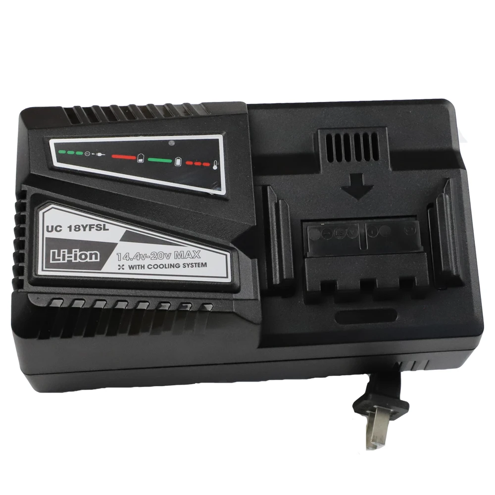Imagem -03 - Lithium Battery Carregador Mais Rápido Carregador de Bateria Carga 4.5a Atual para Hitachi 14.4v 18v Bsl1415 Bsl1420 Series Tool Uc18yfsl