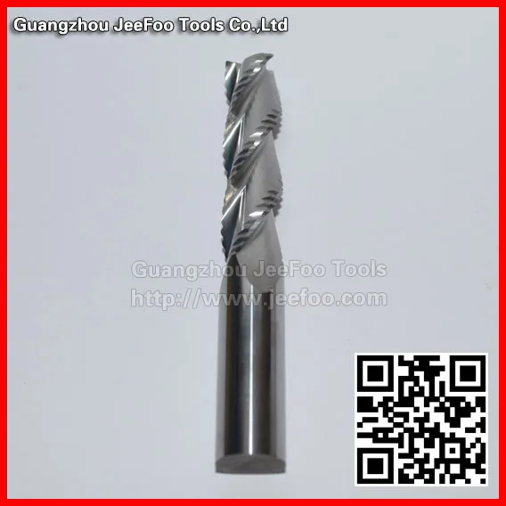 

12.7*50*90mm 3 Flutes Roughing End Mills Spiral Bit Milling Tools Carbide CNC Endmill Router bits