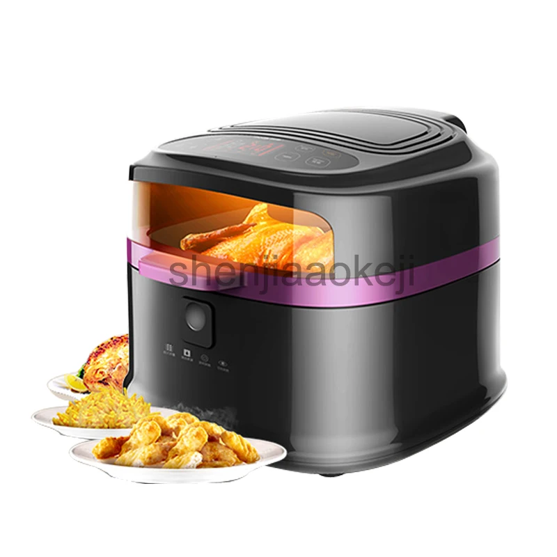 Intelligent Electric Fryer 8L Large Capacity Non-Oil Electric Deep Air Fryer Household Multifunctional Fries Machine 1200w 220v