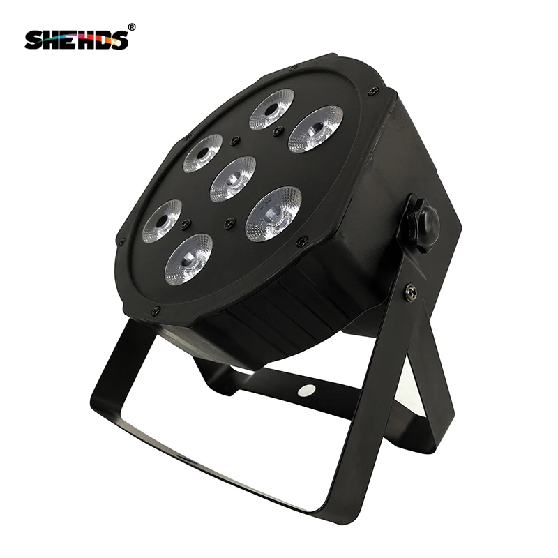 Hot Sell and Hight Quality Flat LED Par 7X12W/7X18W/12X3W /54X3W RGBW  Stage Wash Light DMX512 Controller DJ Equipment