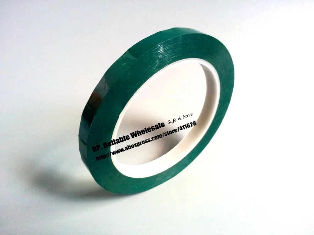 2mm~5mm width choose *66M Single Adhesive Mylar Tape for Transformer, Coil, Motor Pack, Insulate , Green