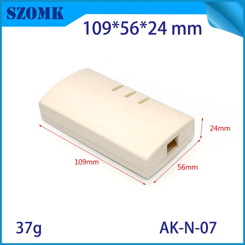 Plastikowa obudowa elektroniki SZOMK ABS do skrzynka sterownicza PCB (1 sztuka) 109*56*24mm podręczny obudowy do elektroniki LED