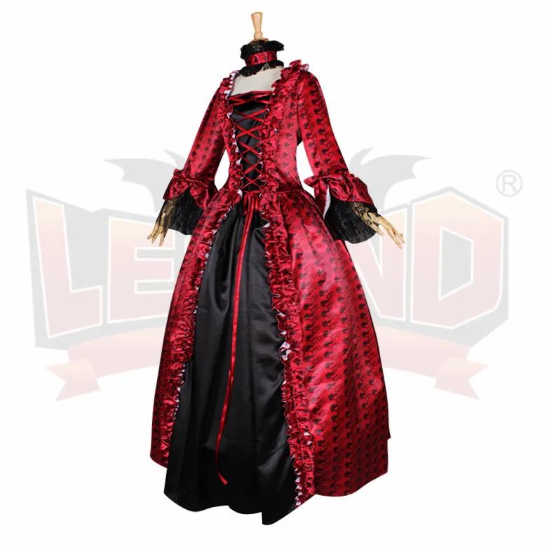 Womens Civil War Dress Gothic Lolita Medieval Renaissance Southern Belle Costumes Ball Gowns Evening Dress Halloween Costume