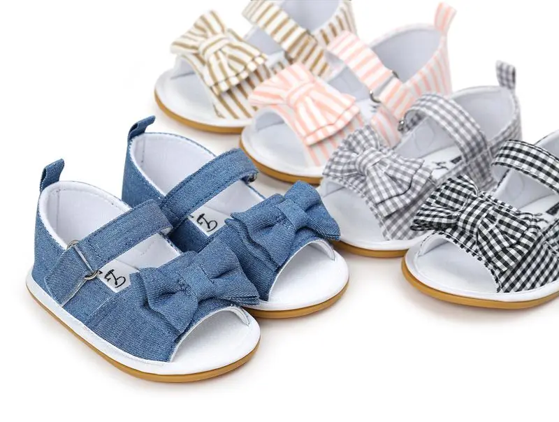 Baby 0-1 Female baby  Soft bottom Toddler shoes 6-12 Month 8 Cloth shoes Summer Anti-skid  Princess shoes