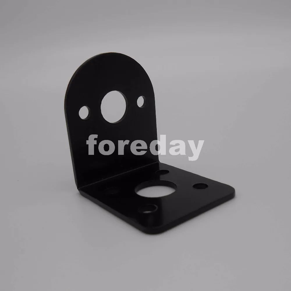 100PCS X NEW Steel 25mm gear Motor Fixed Retention Mounting Bracket Black permanent seat 100PCS/LOT *FD285X100