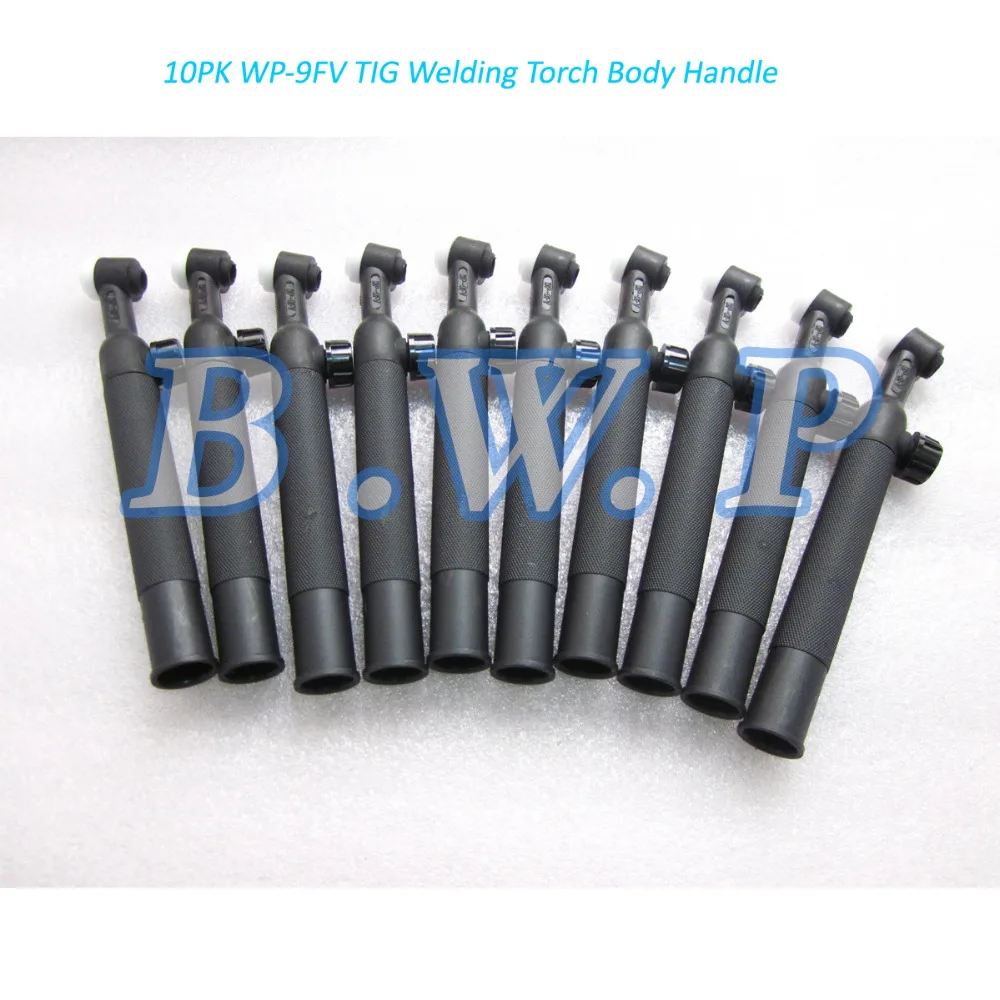 WP-9FV TIG Welding Torch Head Body Gas Valve Flexible Neck 125AMPS 10PCS