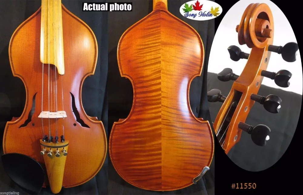 Baroque style SONG Maestro 4*4 strings 4/4 violin,viola d'Amore #11550