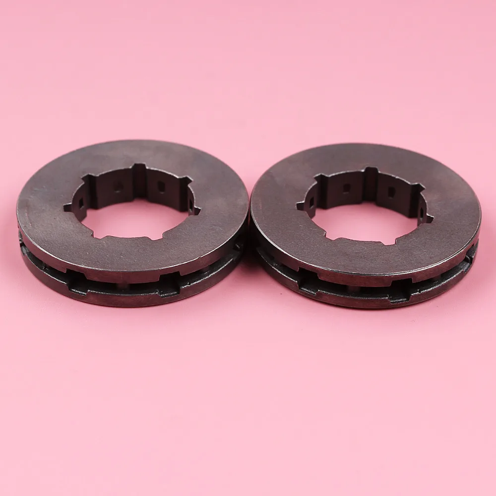 2pcs/lot .325 Pitch 8 Teeth ID 19mm Sprocket Rim For Husqvarna 55 Rancher 154 254 254XP 257 262 262XP 50 51 55 Chainsaw