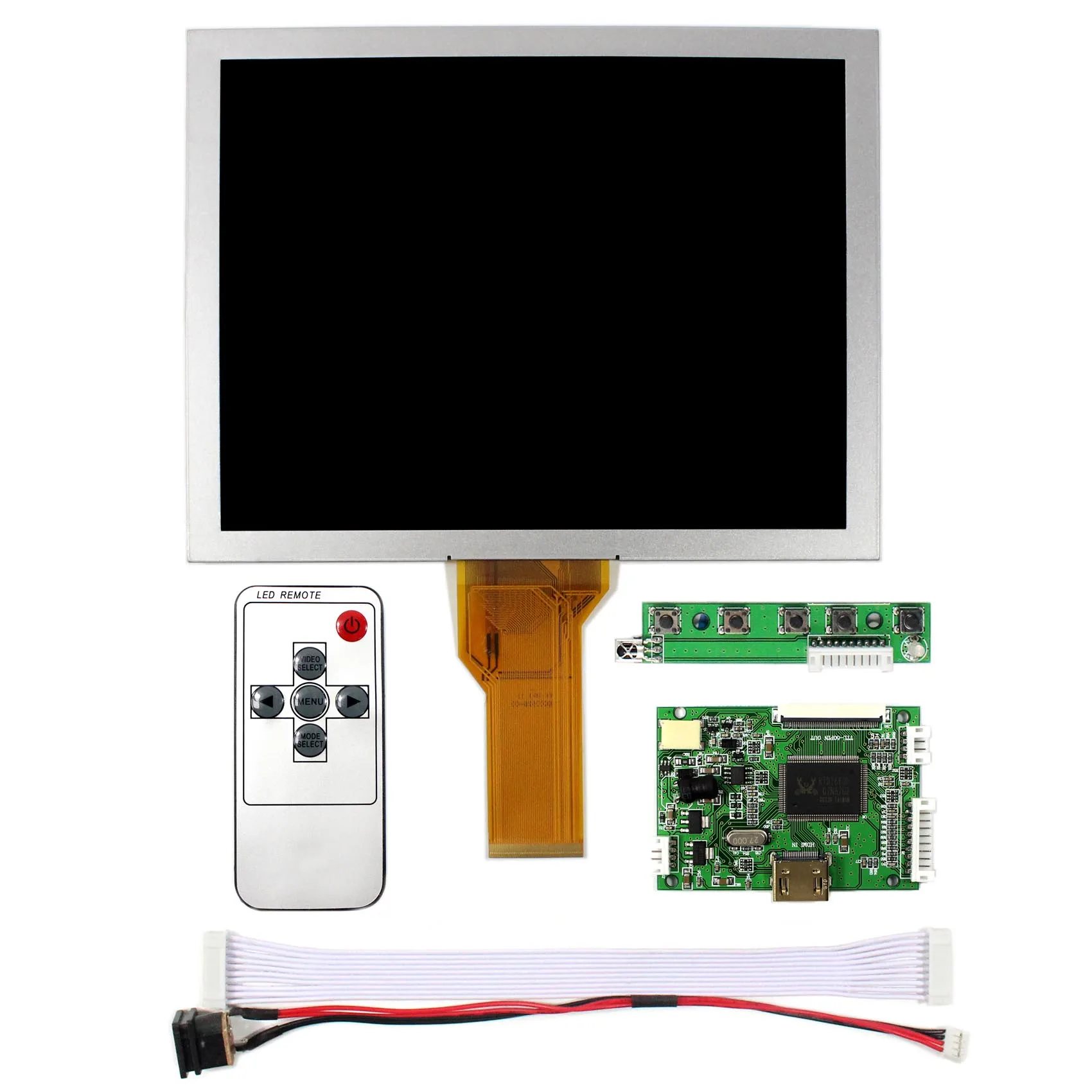 HD MI LCD Controller Board+8inch EJ080NA-05B 800x600 LCD Screen