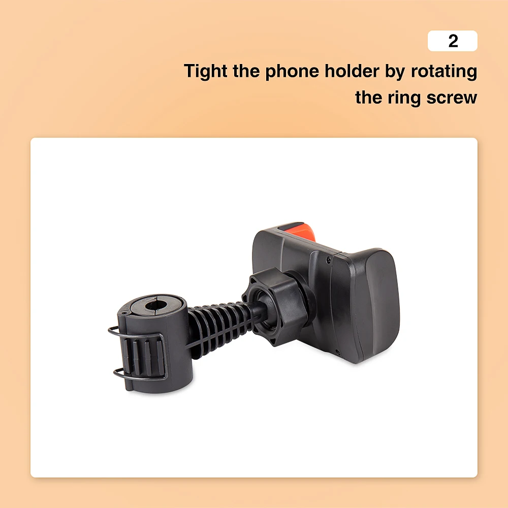 Yizhestudio ผู้ถือโทรศัพท์ปรับคลิป Clamp สำหรับแหวนแสง selfie โคมไฟวิดีโอสด 3.5-5.7 นิ้วขาตั้งโทรศัพท์