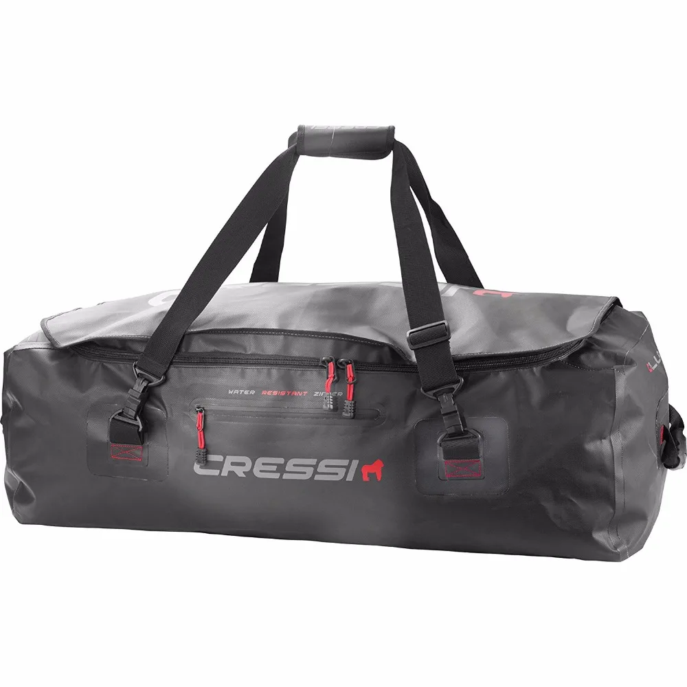 Cressi Diving Fin Bags Spear Fishing Freediving Flippers Equipment Carrier Big Volume Waterproof for Scuba Gorilla Pro