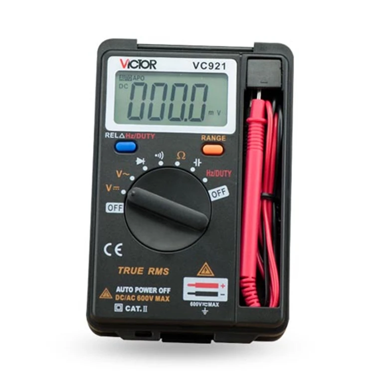 VICTOR VC921 Mini Digital Multimeter DMM Integrated Personal DC AC