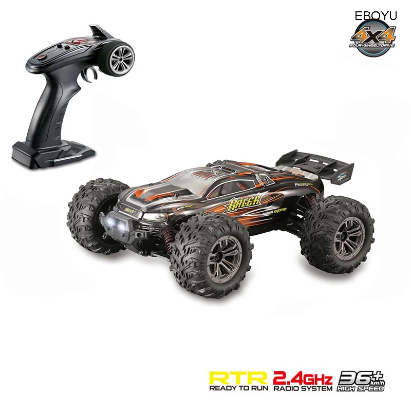 

EBOYU 9136 RC Truck 2.4Ghz 1:16 Scale 4WD RC Car 36KM/H High Speed Big Feet Car Off Road Monster Remote Control Car RTR