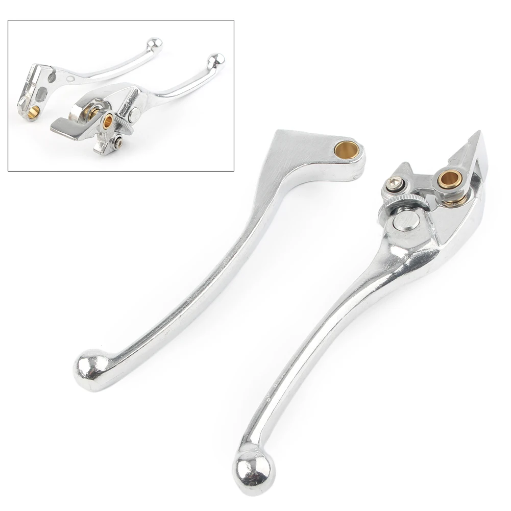 

2x Motorcycle Brake Clutch Handle Lever For Honda CB600F Hornet 1998-2006 & VTR250 MC33/ CB250 Hornet 1998-2007 Chrome Aluminum